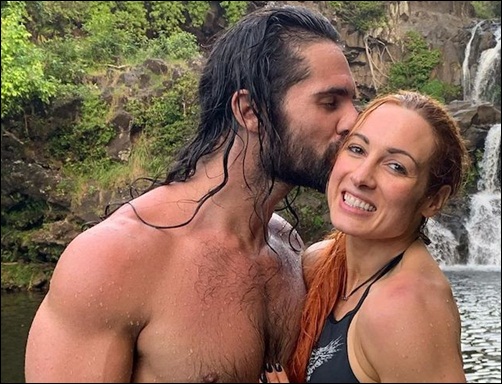 Becky Enjoying her vacation with Seth