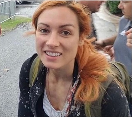 Becky without Makeup Selfie