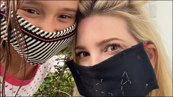 Ivanka Trump and daughter no-makeup selfie