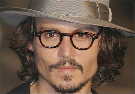 Johnny Depp Makeup-Free Look