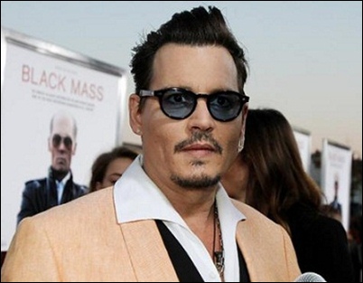 Johnny Depp looks cool without makeup