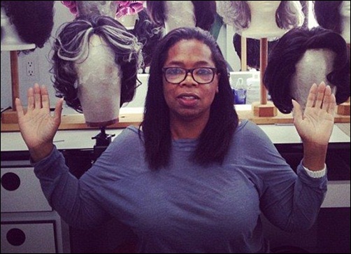 Picture of Oprah Winfrey with no makeup