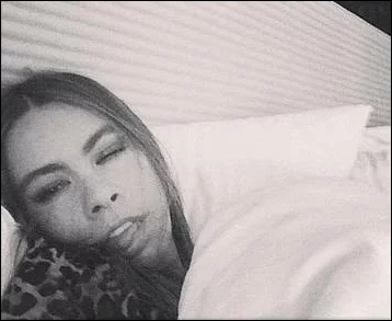 Sofia Vergara Selfie in Bed