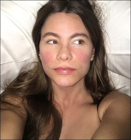 Sofia Vergara bedtime selfie