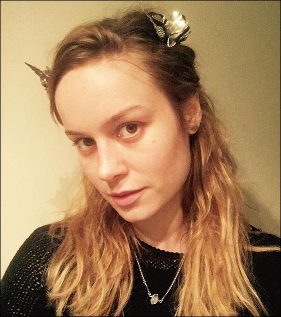 Brie Larson No Makeup Pic shows her Natural Face