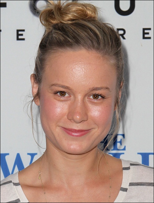 How Brie Larson looks with no makeup