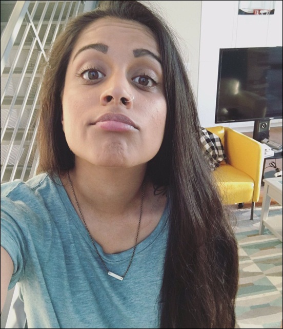 Lilly Singh No-Makeup Selfie