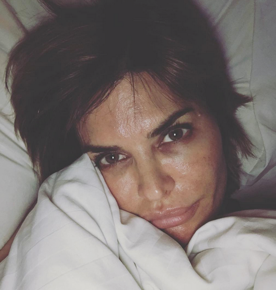 Selfie of Lisa Rinna in Bed