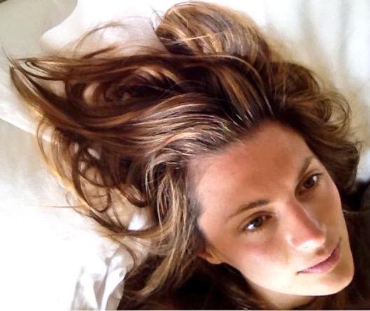 Stana Katic Bed Selfie