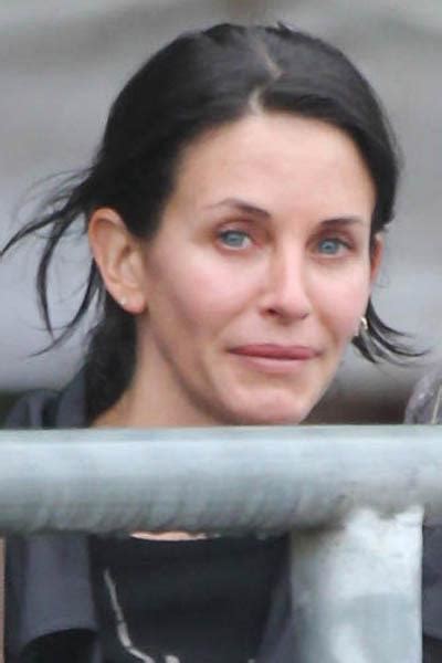 Actress Courteney Cox Without Makeup