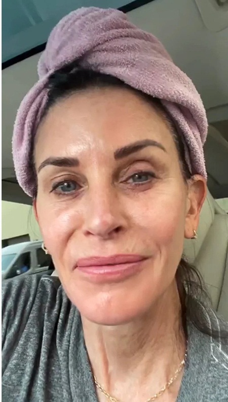 Courteney Cox Face With No Makeup