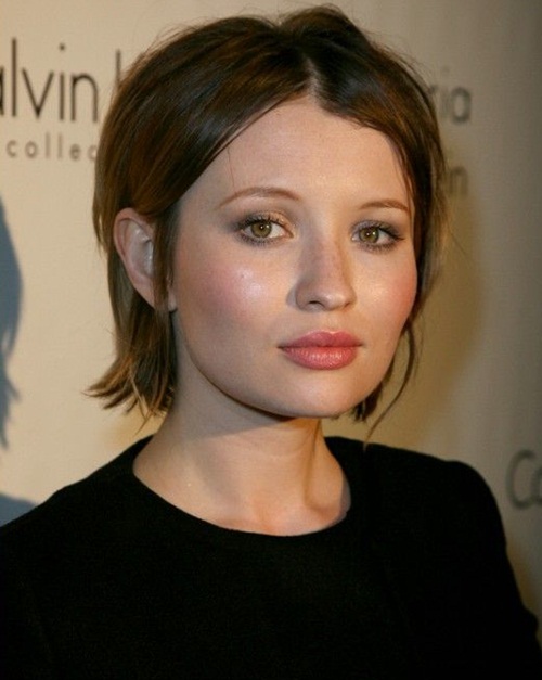 Emily Browning With and Without Makeup