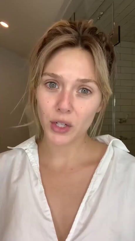 How Elizabeth Olsen Looks Makeup Free