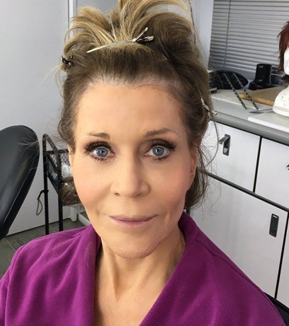 Jane Fonda No-Makeup Selfie