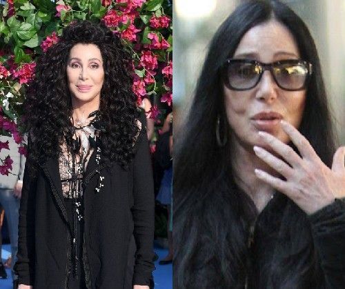 Cher With and Without Makeup