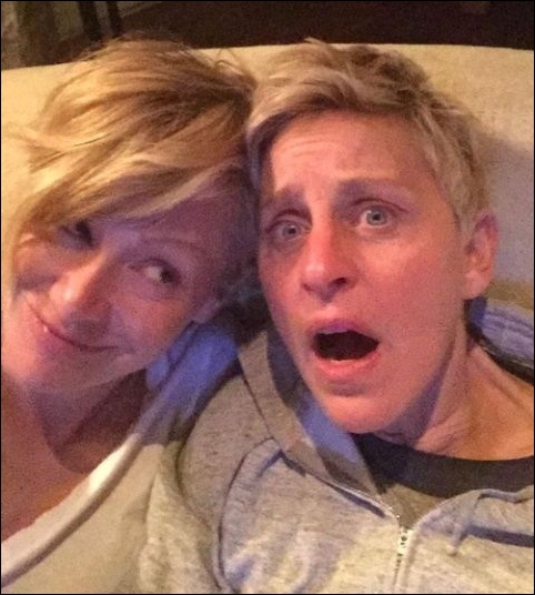 Ellen DeGeneres With and Without Makeup