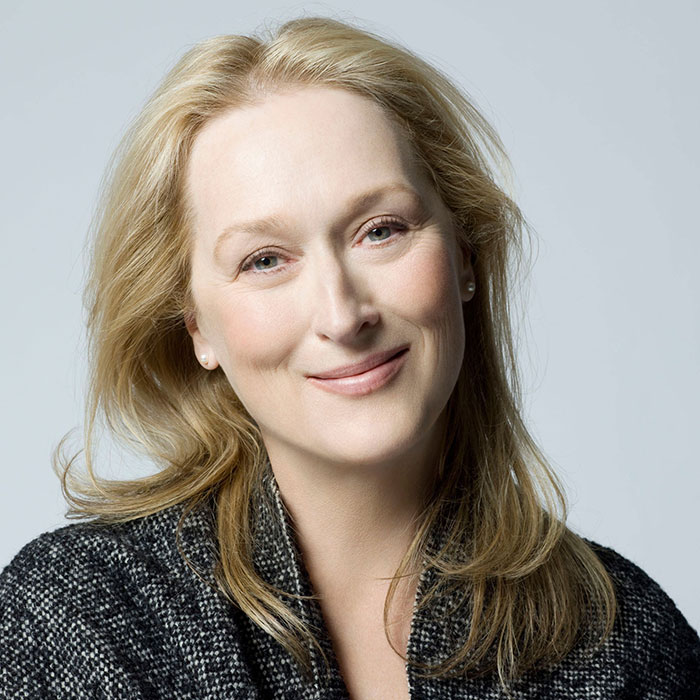 Meryl Streep Makeup-free Face