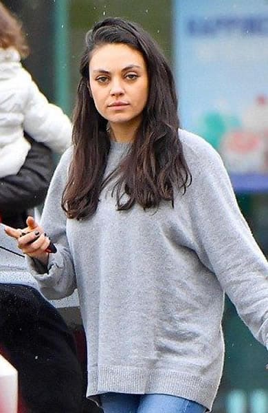 Mila Kunis With and Without Makeup