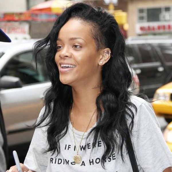 Rihanna Face With No-Makeup