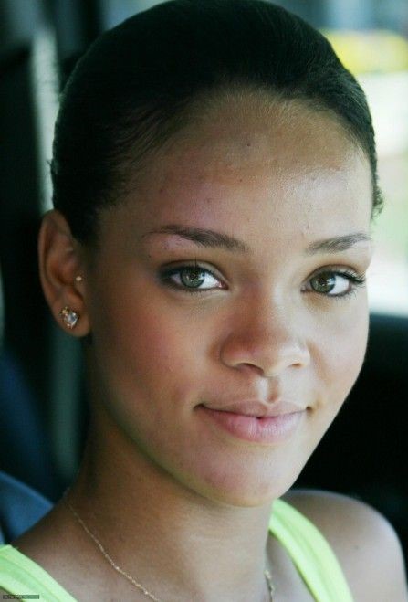 Rihanna Real Natural Face
