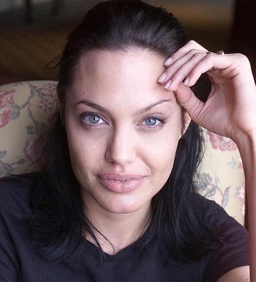 Angelina Jolie Real Natural Face