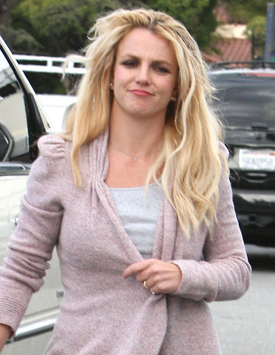 Britney Spears Makeup-Free Face
