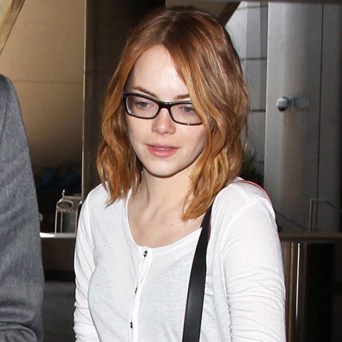 Emma Stone With and Without Makeup