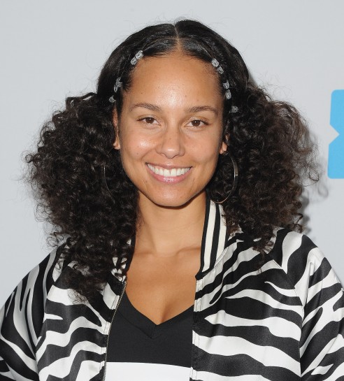 Pictures of Alicia Keys Without Makeup