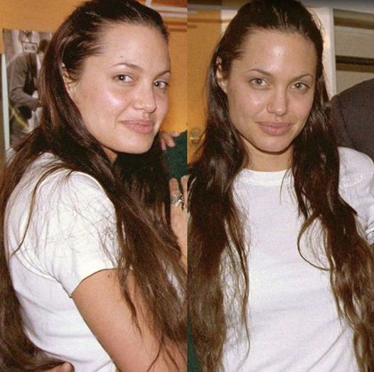 Young Angelina Jolie Face Without Makeup