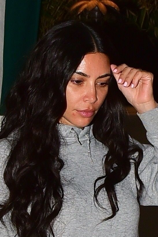 Kim Kardashian No-Makeup Routine